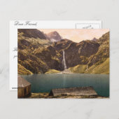 Het meer van O&ocirc, Luchon, Pyreneeën, France vi Briefkaart (Voorkant / Achterkant)