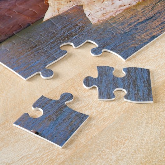 Het meer van Powell, het waterreservoir Arizona, l Legpuzzel (Zijkant)