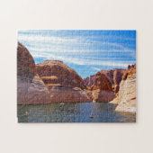 Het meer van Powell, het waterreservoir Arizona, l Legpuzzel (Horizontaal)