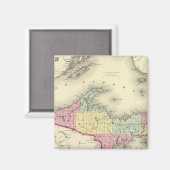 het meer van Superior en het noordelijke deel van  Magneet (Voorkant / Achterkant)