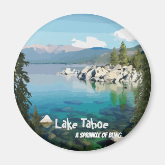 Het meer van Tahoe A sprinkhaan uit Californië Magneet
