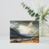 Het meer van Thun, Zwitserland door J.M.W. Turner Briefkaart (Staand voorkant)