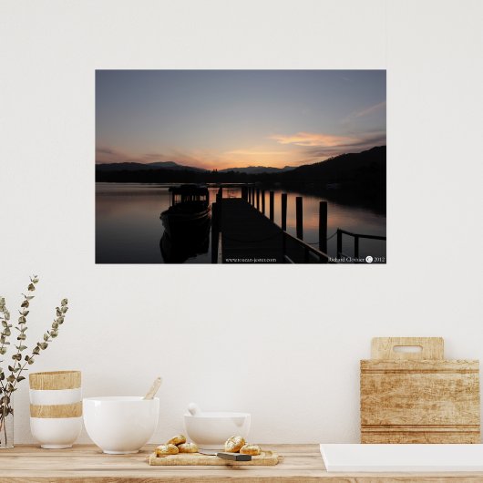 Het meer van Windemere, het meer district Poster (Keuken)