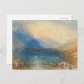 Het meer van Zug, JMW Turner Briefkaart (Voorkant / Achterkant)