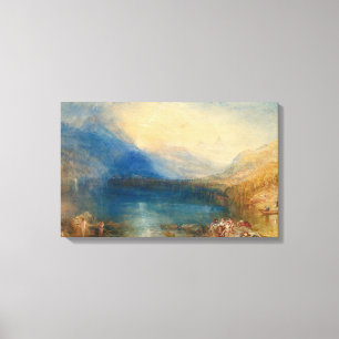 Het meer van Zug Joseph Mallord William Turner Canvas Afdruk