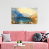 Het meer van Zug Joseph Mallord William Turner Canvas Afdruk (Insitu (Woonkamer))