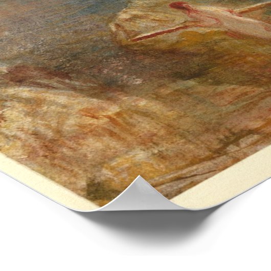 Het meer van Zug Joseph Mallord William Turner Poster (Hoek)