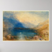Het meer van Zug Joseph Mallord William Turner Poster (Voorkant)