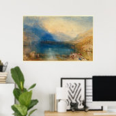 Het meer van Zug Joseph Mallord William Turner Poster (Thuiskantoor)