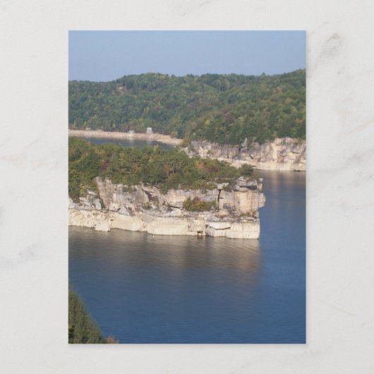 Het Meer WV van Summersville Briefkaart (Voorkant)