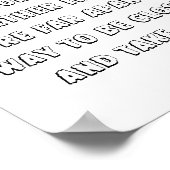 Het meerhuisje citeert 11 x 8,5-inch poster (Hoek)