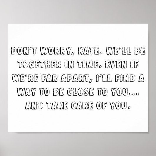 Het meerhuisje citeert 11 x 8,5-inch poster (Voorkant)