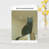 Het meest angstaanjagende aan Halloween Kaart (Gele Bloem)