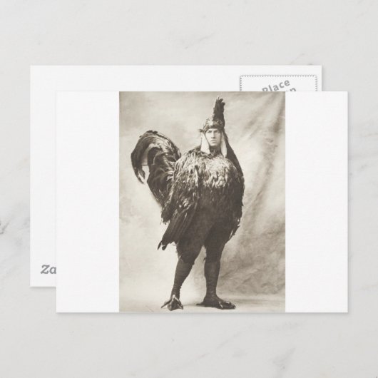 Het meest gedigitaliseerde Man van alle kippen Briefkaart (Voorkant / Achterkant)