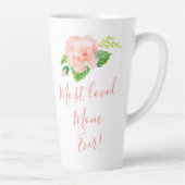 Het meest geliefde mam ooit Roos Latte Mok (Rechts)