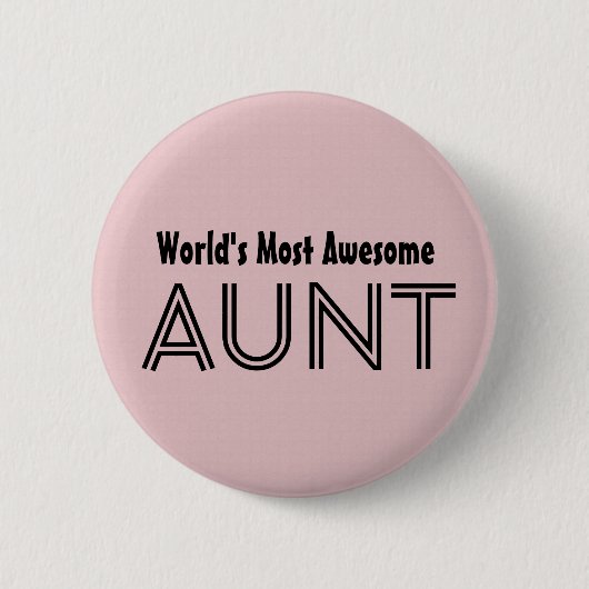 Het meest Geweldige BEDRAG Aangepast roze Gift Ite Ronde Button 5,7 Cm (Voorkant)