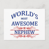 Het meest Geweldige Nephew ter wereld Briefkaart (Voorkant)