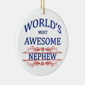 Het meest Geweldige Nephew ter wereld Keramisch Ornament (Rechts)