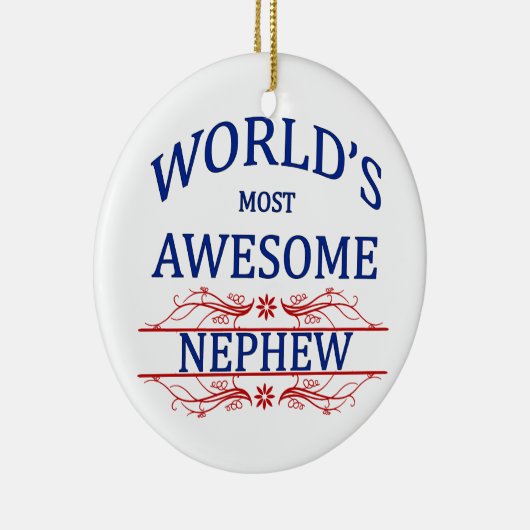 Het meest Geweldige Nephew ter wereld Keramisch Ornament (Rechts)