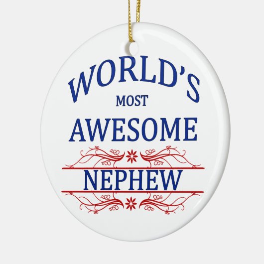 Het meest Geweldige Nephew ter wereld Keramisch Ornament (Links)