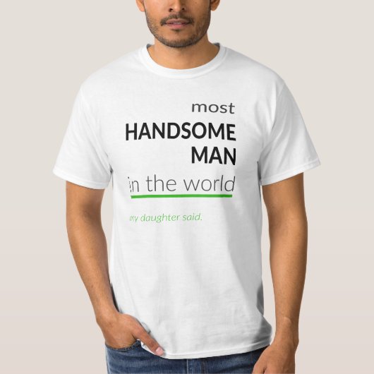 Het meest handige Man T-shirt (Voorkant)