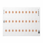 Het meest heilige hart van Jezus Etiket (Full Sheet)