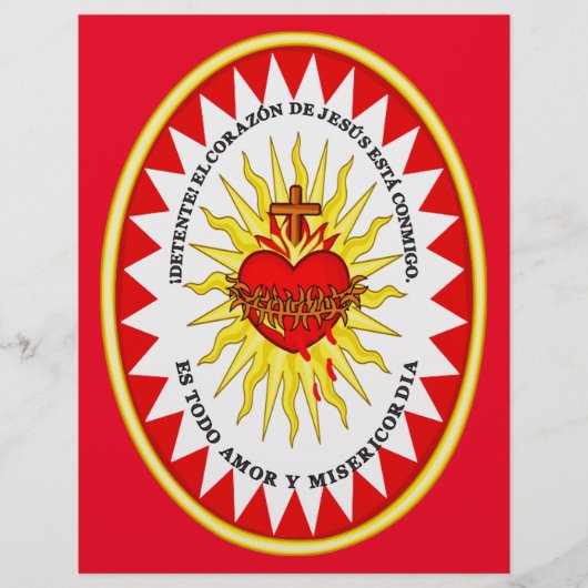 Het meest heilige hart van Jezus Flyer (Voorkant)