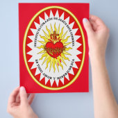 Het meest heilige hart van Jezus Flyer (Hand)
