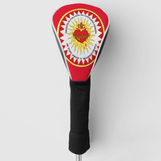 Het meest heilige hart van Jezus Golfheadcover (Voorkant)