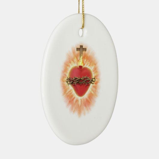 Het meest heilige hart van Jezus Keramisch Ornament (Rechts)