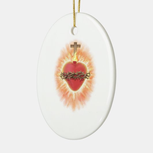 Het meest heilige hart van Jezus Keramisch Ornament (Links)