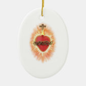 Het meest heilige hart van Jezus Keramisch Ornament (Voorkant)