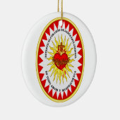 Het meest heilige hart van Jezus Keramisch Ornament (Rechts)