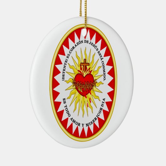 Het meest heilige hart van Jezus Keramisch Ornament (Rechts)