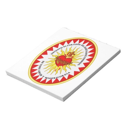 Het meest heilige hart van Jezus Notitieblok (Linkerzijde)