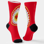 Het meest heilige hart van Jezus Sokken (Gebogen)