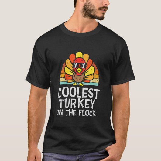Het meest koele Turkije in de kudde van Toddler bo T-shirt (Voorkant)