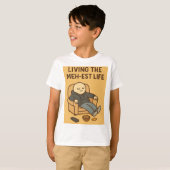 Het meest meh leven leiden t-shirt (Voorkant volledig)