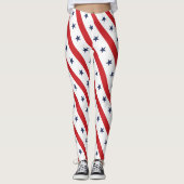 Het meest patriottische amerikaanse White II-Sierk Leggings (Voorkant)