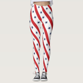 Het meest patriottische amerikaanse White II-Sierk Leggings