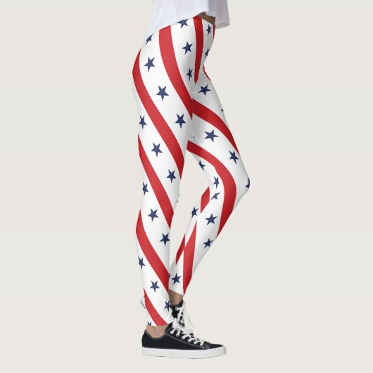 Het meest patriottische amerikaanse White II-Sierk Leggings (Rechts)