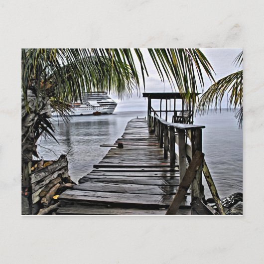 Het meest relaxerende dok briefkaart (Voorkant)