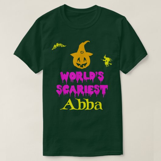 Het meest Scariër Abba Halloween Costume Lazy Easy T-shirt (Design voorkant)