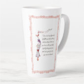 Het meest significante relatie elegante citaat latte mok (Rechterhoek)