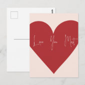 "Het meest van alles lief" ansichtkaart Briefkaart (Voorkant / Achterkant)