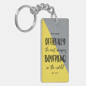 Het meest verbazingwekkende Boyvriend jaar opgeric Sleutelhanger (Voorkant Links)