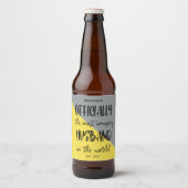 Het meest verbazingwekkende jaar van de man bier etiket (Voorkant)