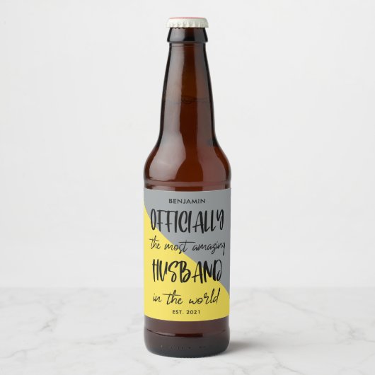 Het meest verbazingwekkende jaar van de man bier etiket (Voorkant)