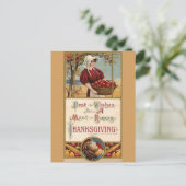 Het meest vrolijke Thanksgiving briefkaart (Staand voorkant)