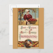 Het meest vrolijke Thanksgiving briefkaart (Voorkant / Achterkant)